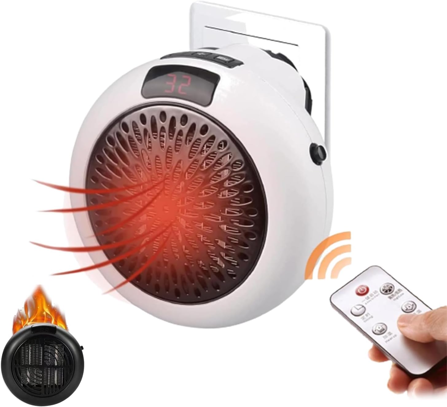Přenosný elektrický mini ohřívač
