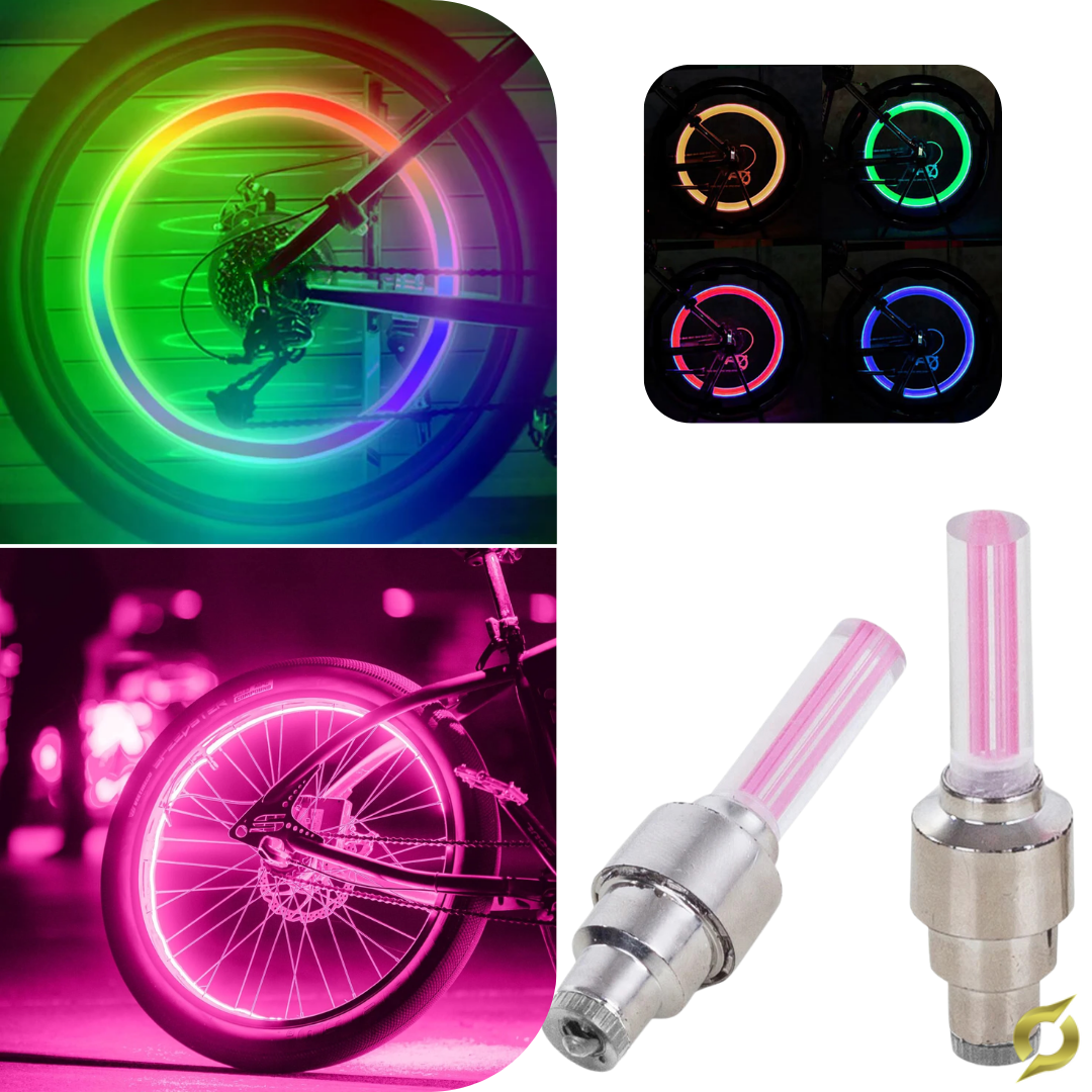 LED světla pro pneumatiky, ráfky jízdních kol, motor, auto