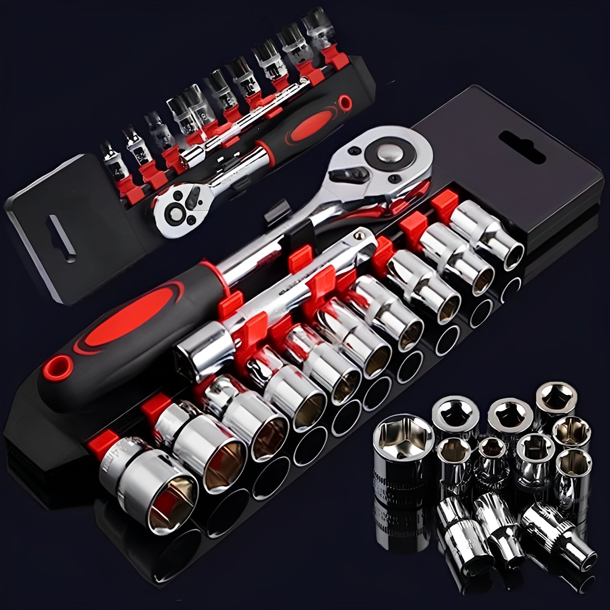 Sada nástrčných klíčů Straus Tech 1/4" 12dílná