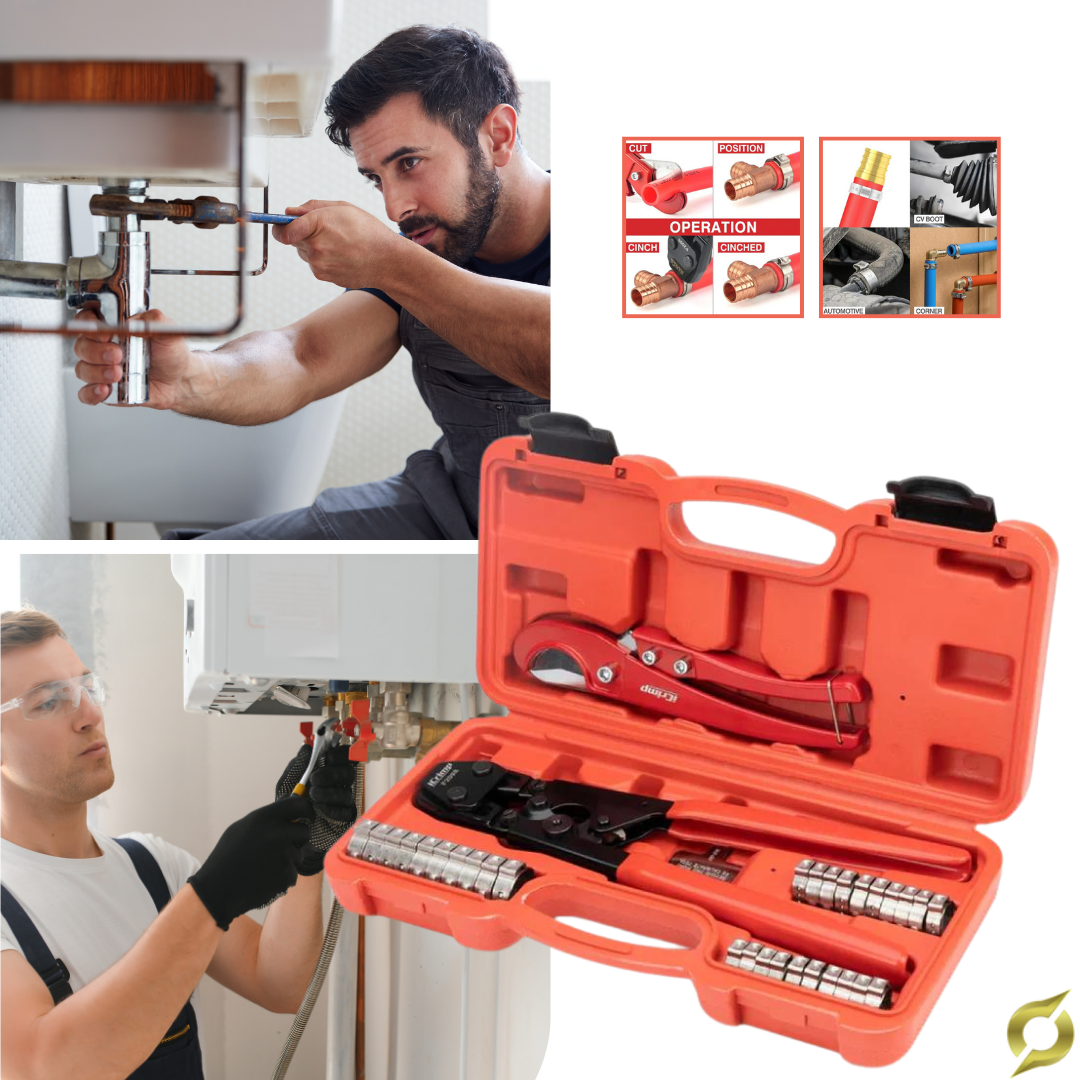 Sada nářadí na krimpování trubek Straus Tech PEX
