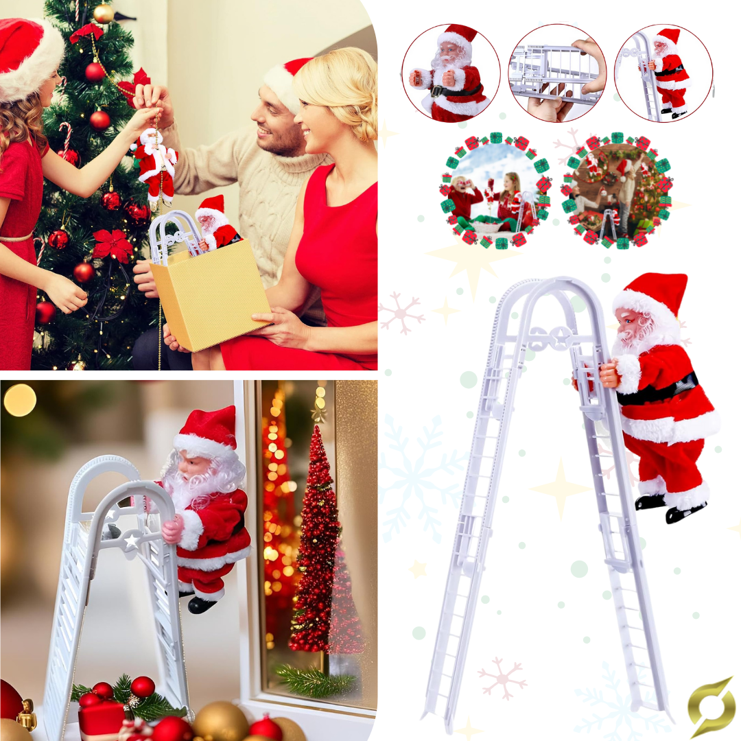 Santa Claus na žebříku