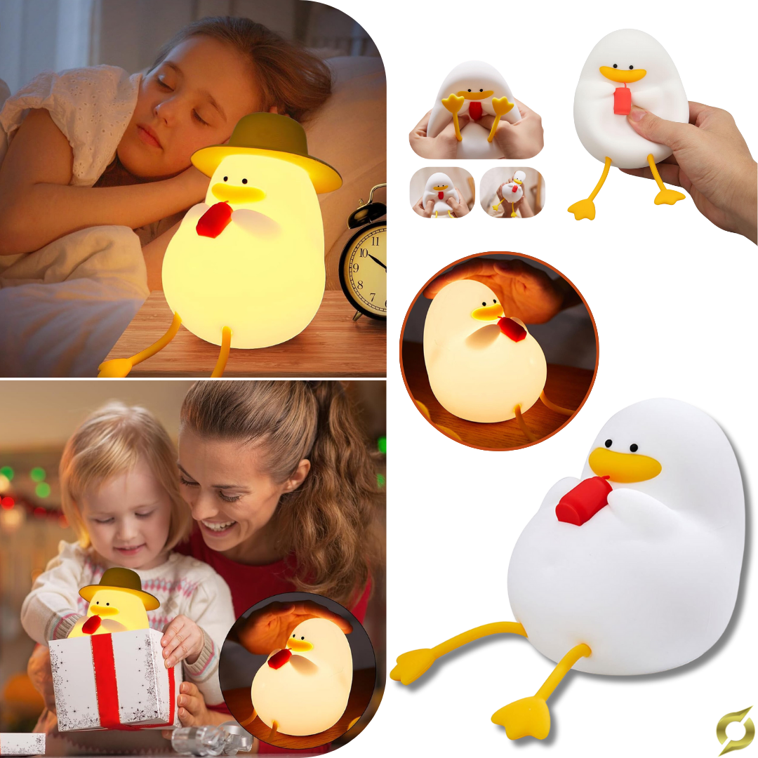 Dětské LED noční světlo kachna