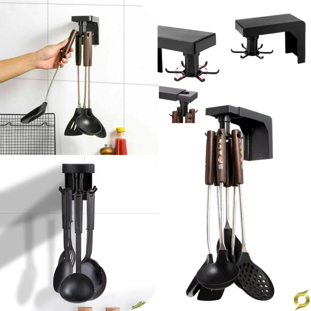 Víceúčelový otočný kuchyňský hák