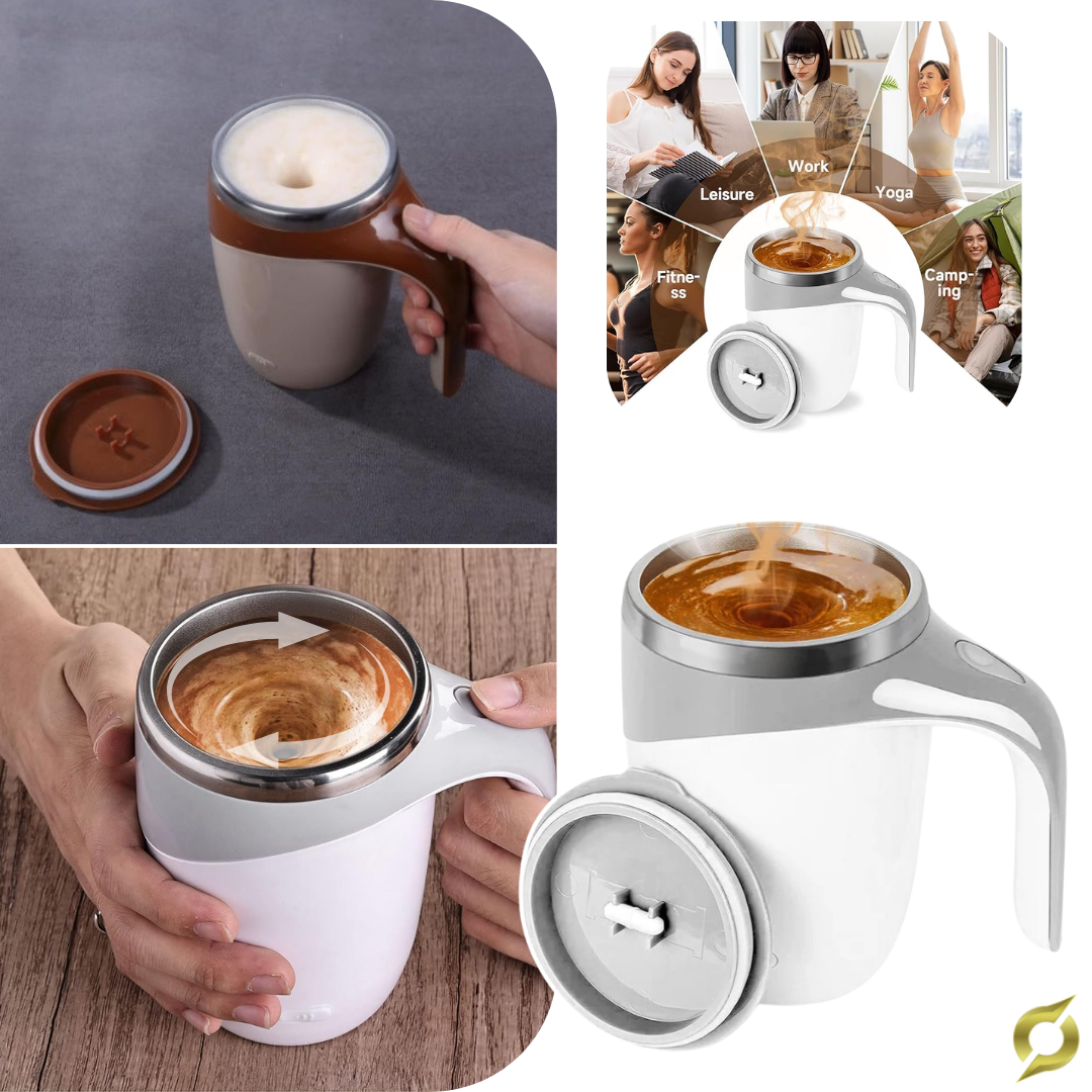 Šálek kávy s automatickým mícháním (magnetický)